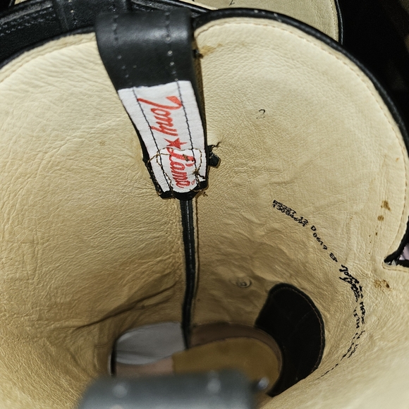 NWT Tony Lama Men's Black Oiled Cowhide work boots, size 11, Vibram soles - Picture 6 of 14